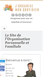 Mobile Screenshot of jorganisemonquotidien.com